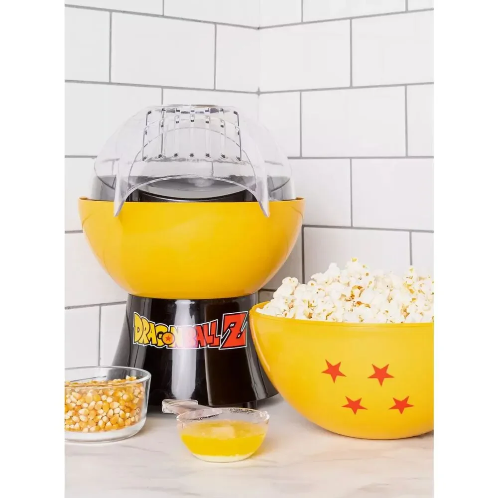 NIB  Uncanny Brands Dragon Ball Z 4-Star Dragon Ball Hot Air Popcorn Popper